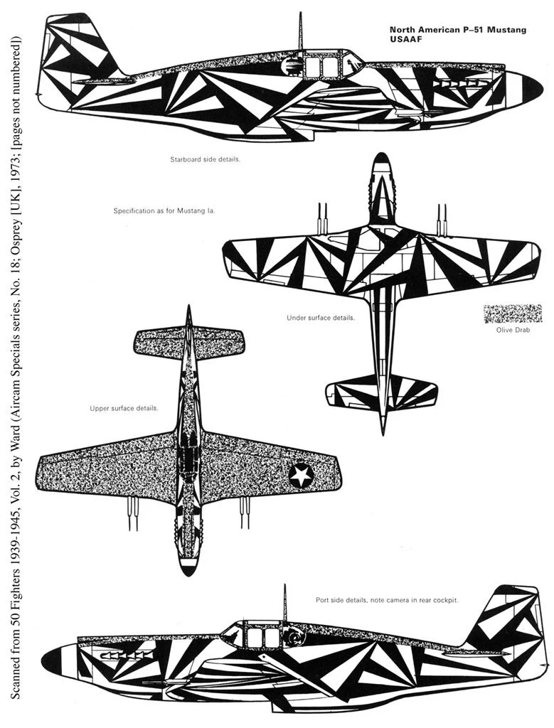 Layered monochrome planes with sharp intersections